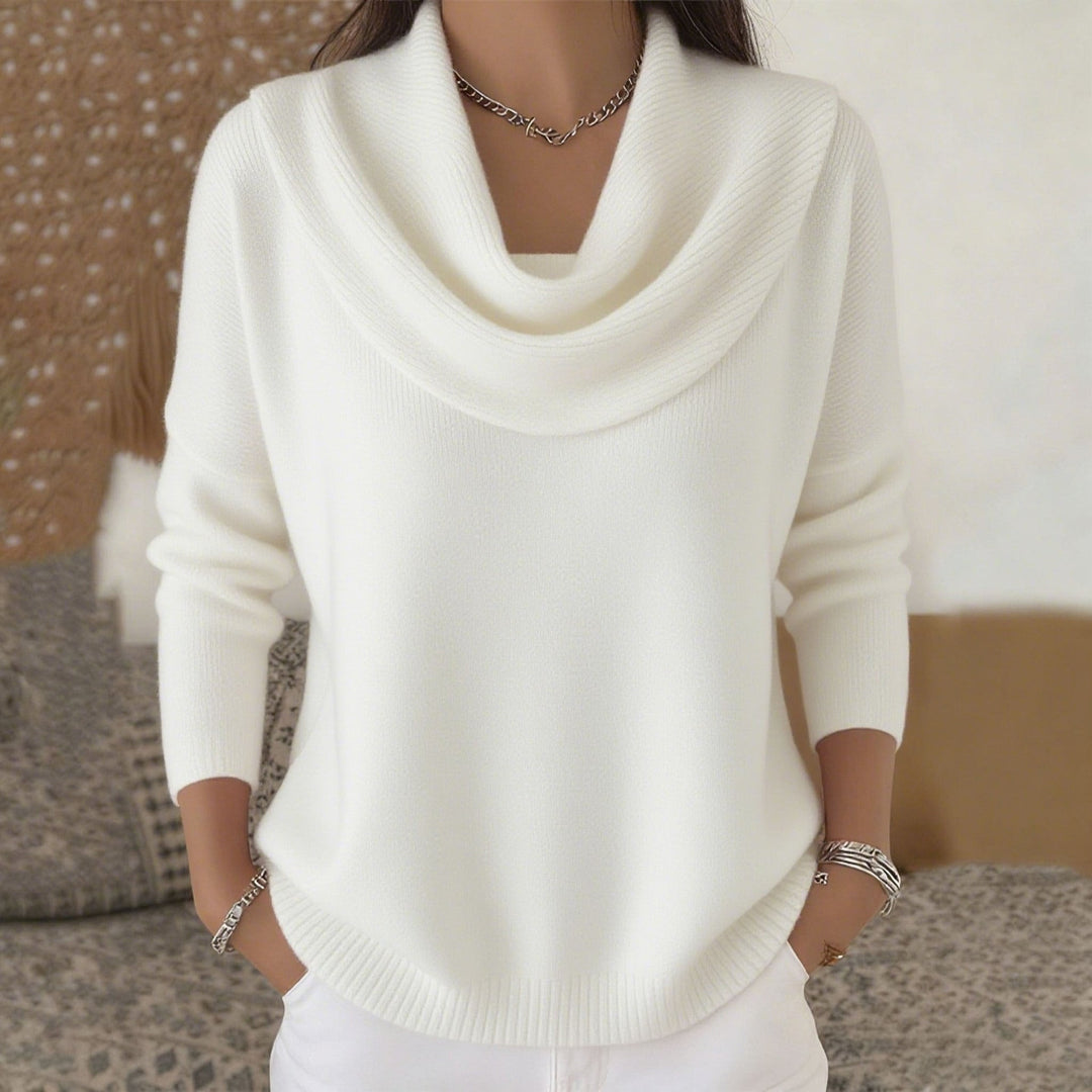 Willow | Womens Cowl Neck Knit Sweater