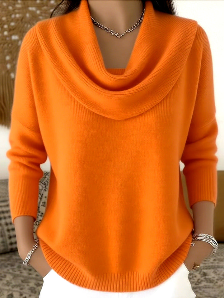 Willow | Womens Cowl Neck Knit Sweater