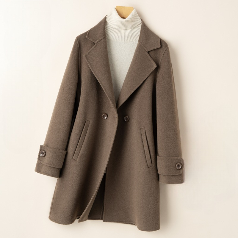 Leah | Womens Double Breasted Wool Coat