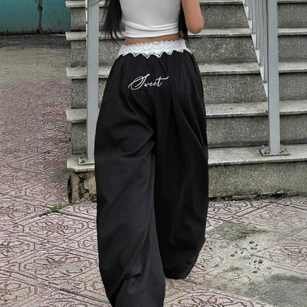 Elise | Wide Leg Pleated Pull-On Trousers