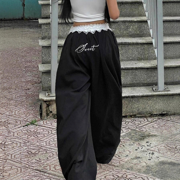 Elise | Wide Leg Pleated Pull-On Trousers