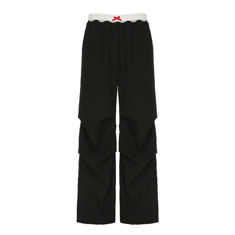Elise | Wide Leg Pleated Pull-On Trousers