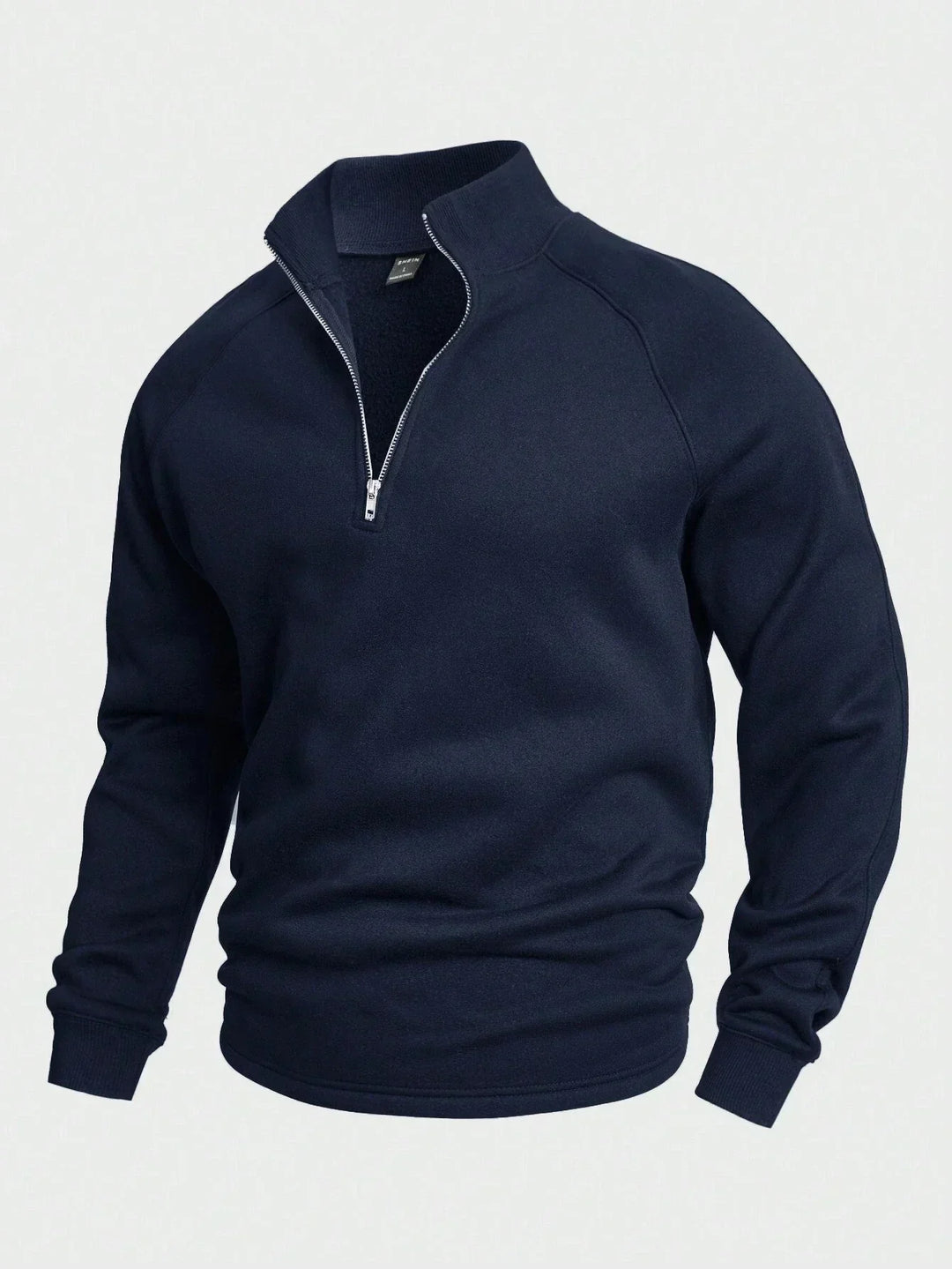 Taylor | Quarter Zip Fleece Relaxed Sweater Ribbed