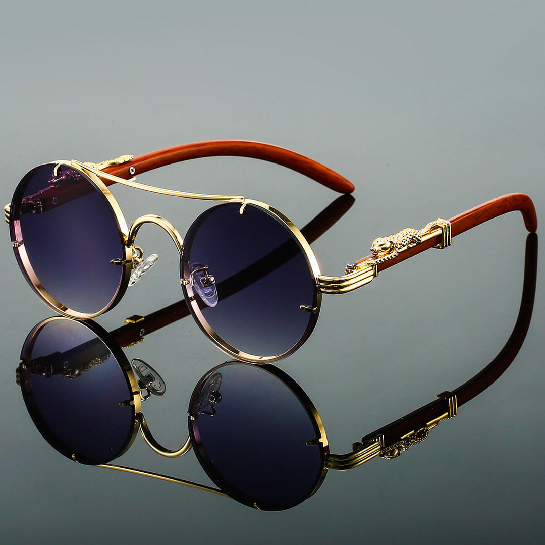 Cameron | Round Luxury Frame Sunglasses