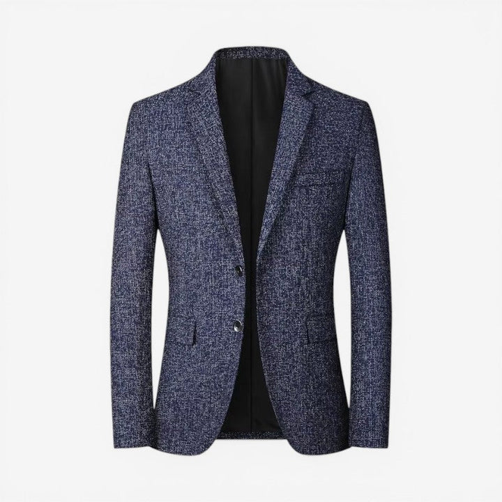 Mens slim fit textured suit blazer, view 2