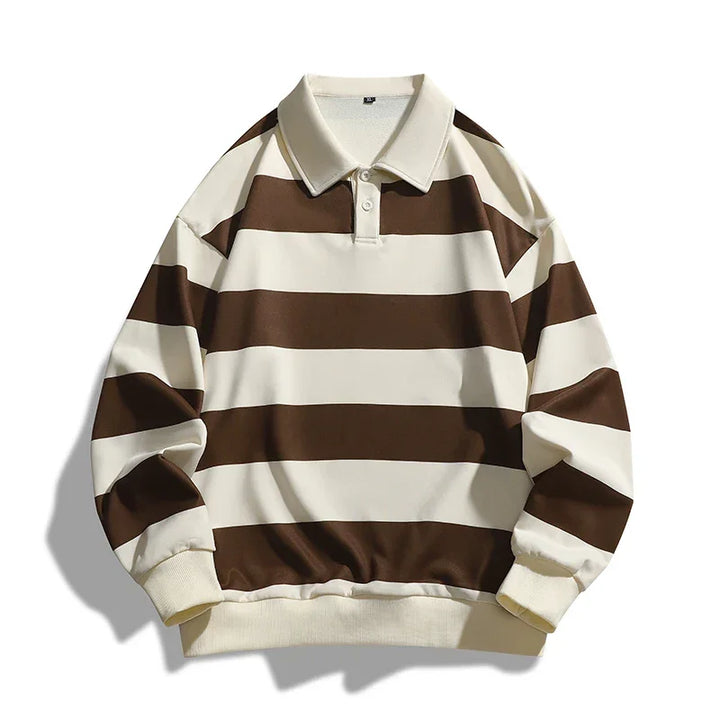 Ocean striped rugby shirt