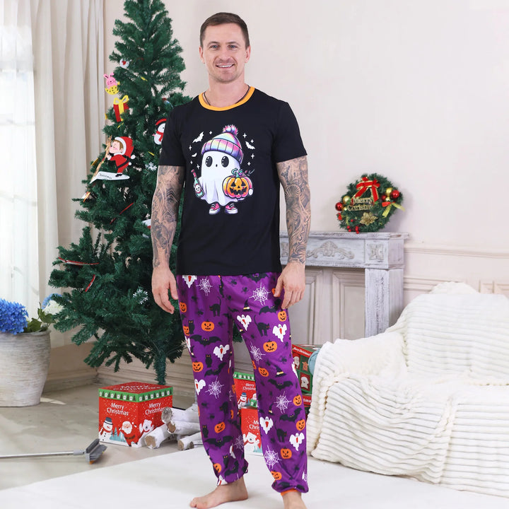 Marlowe | Purple Halloween Ghost Family Pajama Set