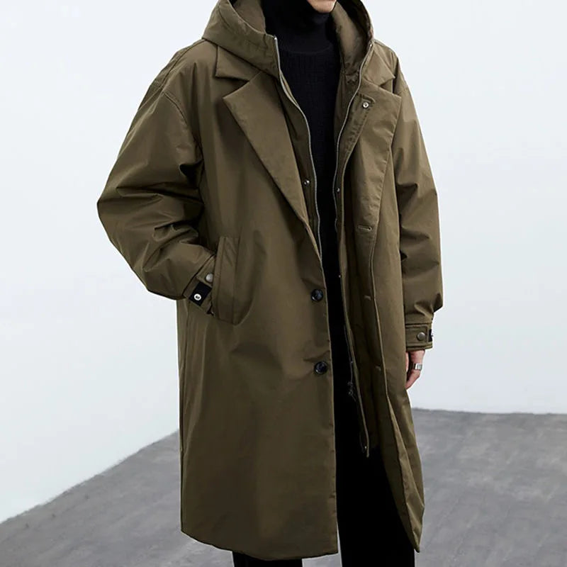 Dale | Mens Hooded Trench Coat