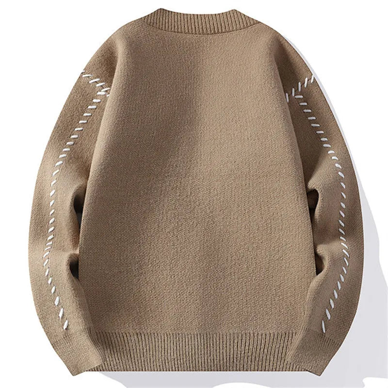 Riley | V Neck Button Knit Cardigan Sweater Dress