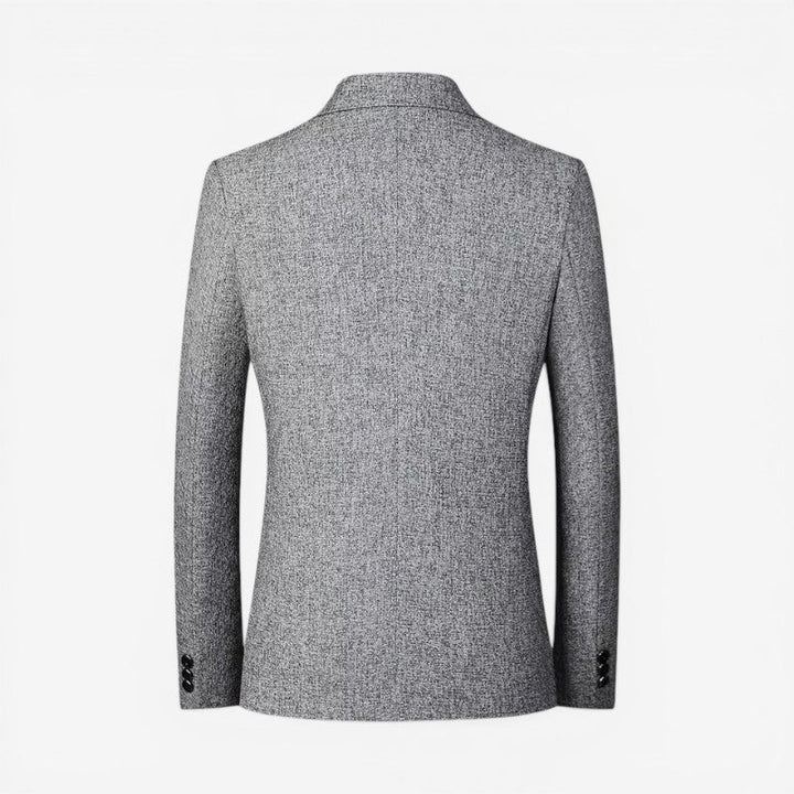 Mens slim fit textured suit blazer, view 4