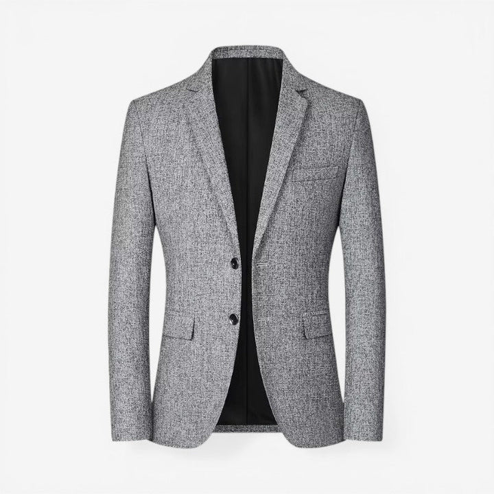 Mens slim fit textured suit blazer, view 1
