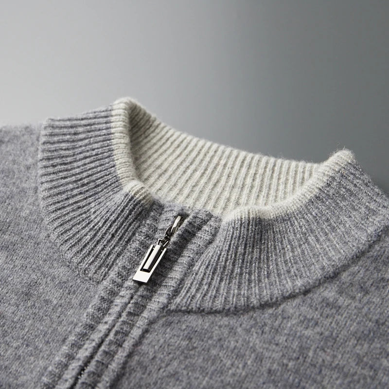 Bram | Mens Knit Zip Tracksuit Set Two-Piece