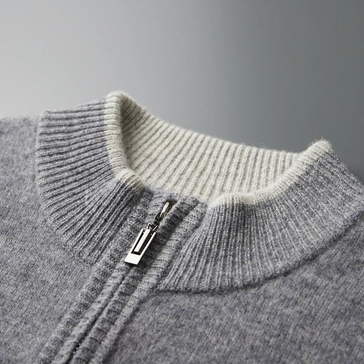 Bram | Mens Knit Zip Tracksuit Set Two-Piece