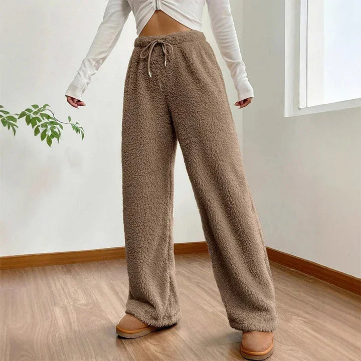 Madison womens drawstring wide leg sweatpants