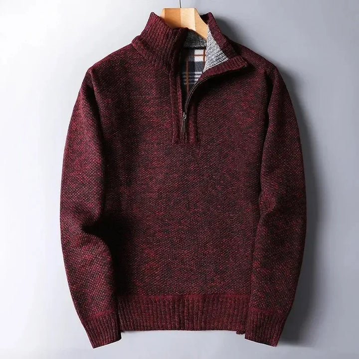 Jake | Quarter Zip Sweater Mens Knit Collared