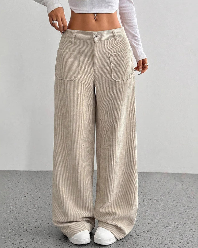 Blair womens high waist corduroy pants