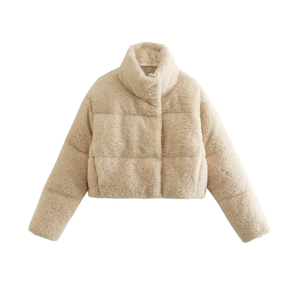Vesper | Womens Cropped Teddy Fleece Jacket