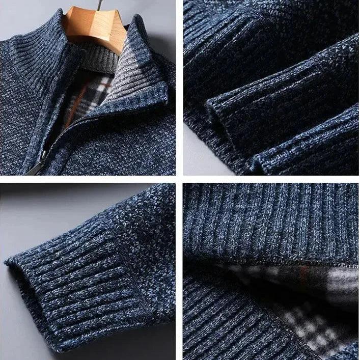 Jake | Quarter Zip Sweater Mens Knit Collared