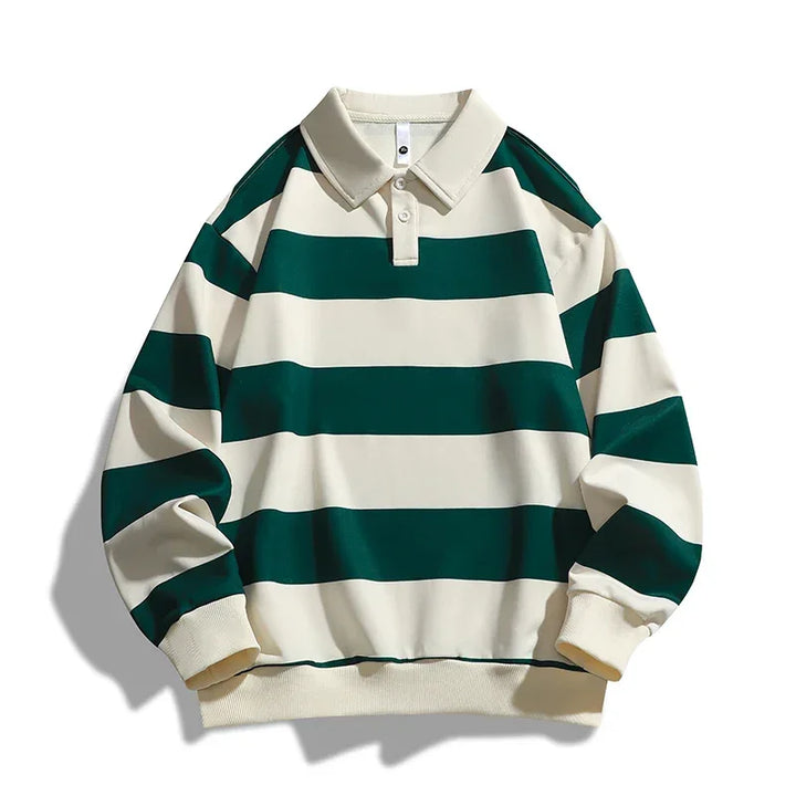 Ocean striped rugby shirt