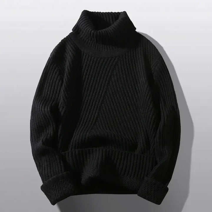 Riley | Oversized Turtleneck Sweater Ribbed Knit
