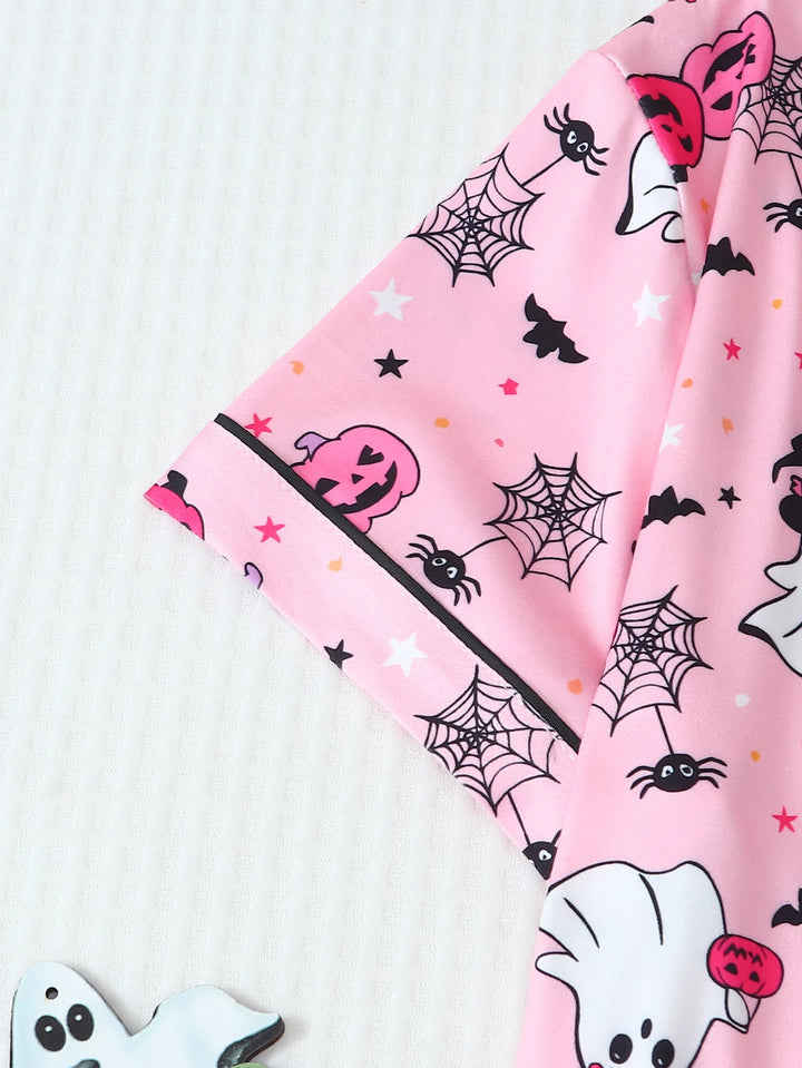 Delphine | Halloween Print Womens Shorts Pajama Set
