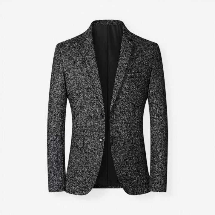 Mens slim fit textured suit blazer, view 3