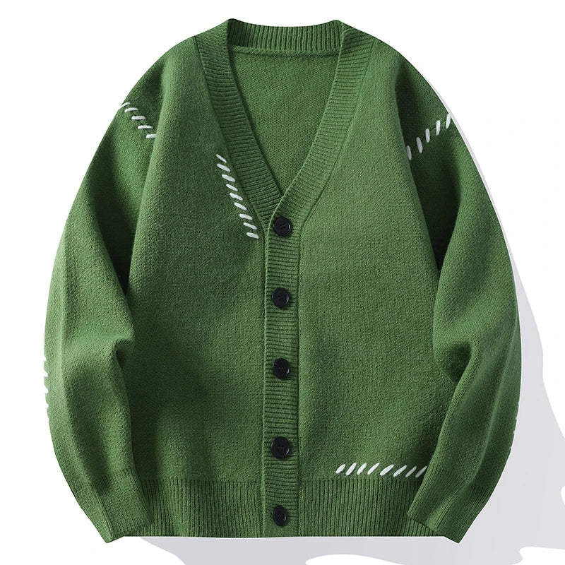 Riley | Womens V-Neck Button Knit Cardigan