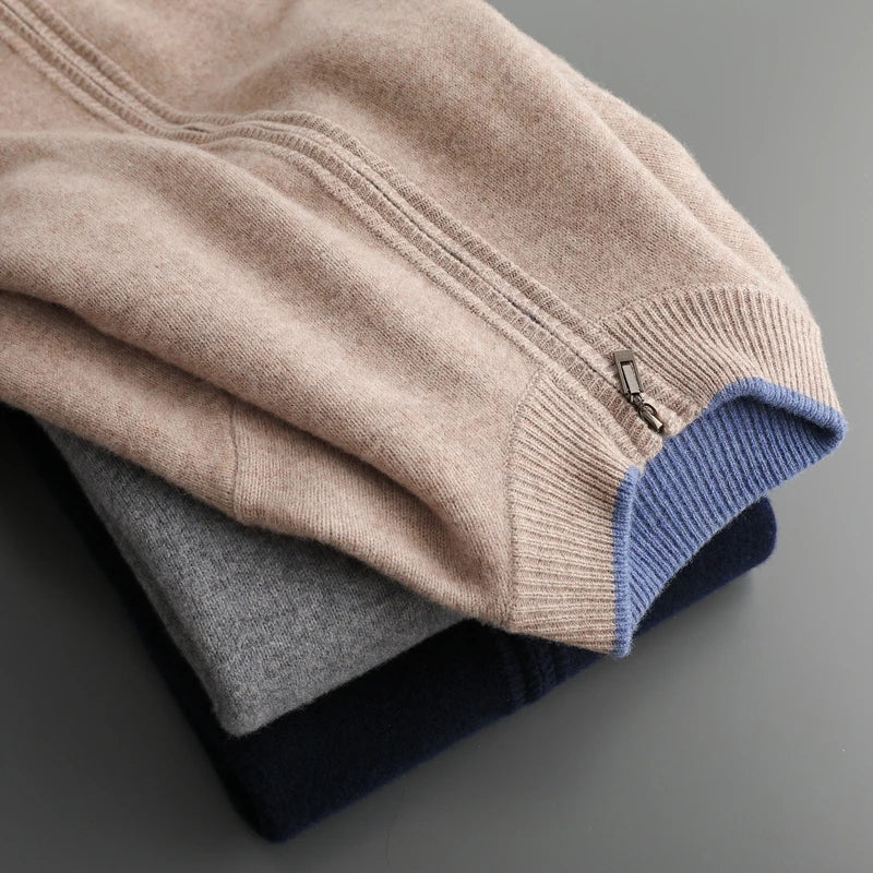Bram | Mens Knit Zip Tracksuit Set Two-Piece