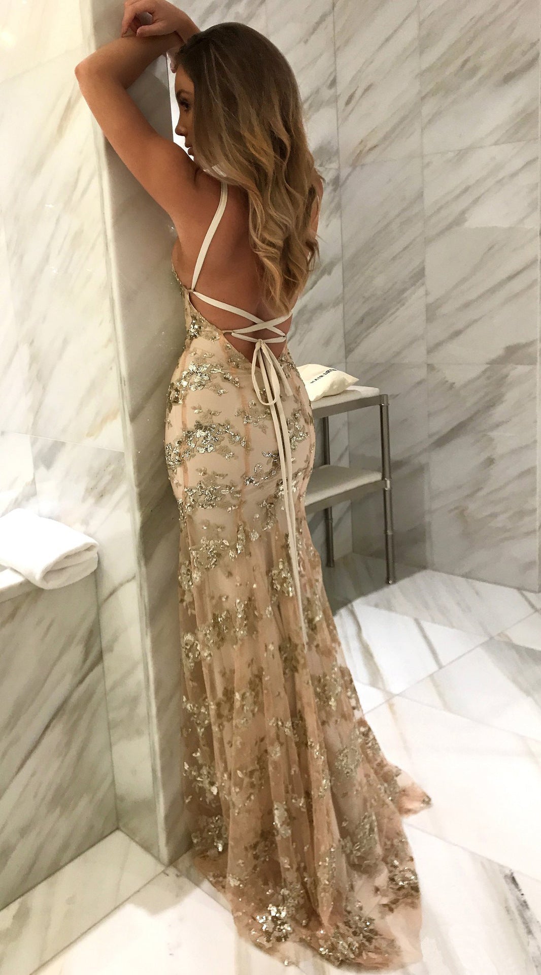 Kennedy womens sequin mesh maxi dress