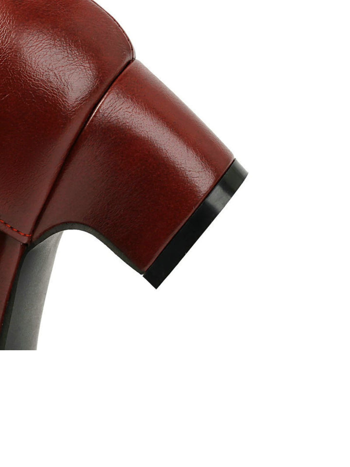 Bailey | Womens Block Heel Bow Pumps