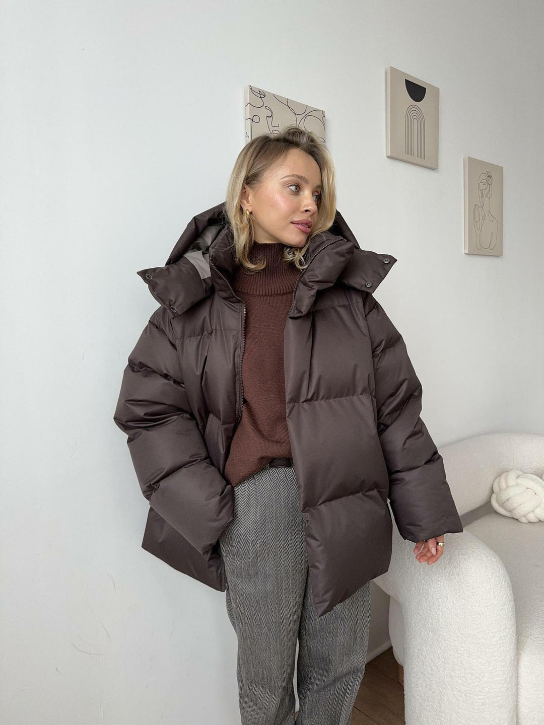 Shelby | Oversized Quilted Hooded Puffer Jacket