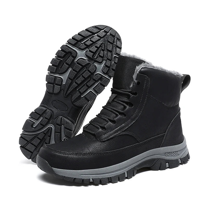 Kit | Lace-Up Leather Winter Ankle Boots