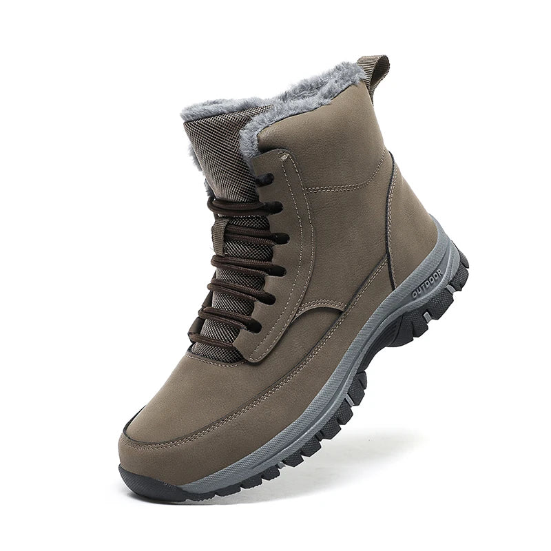 Kit | Lace-Up Leather Winter Ankle Boots