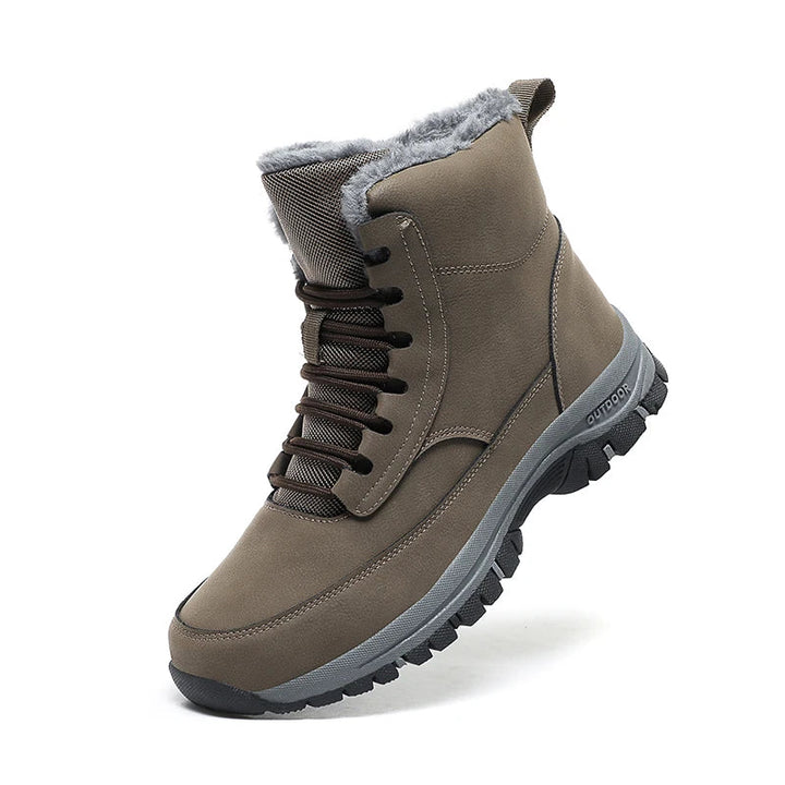 Kit | Lace-Up Leather Winter Ankle Boots