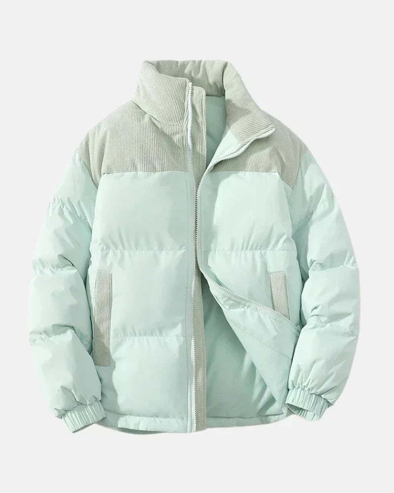 Marlow | Corduroy Quilted Puffer Jacket