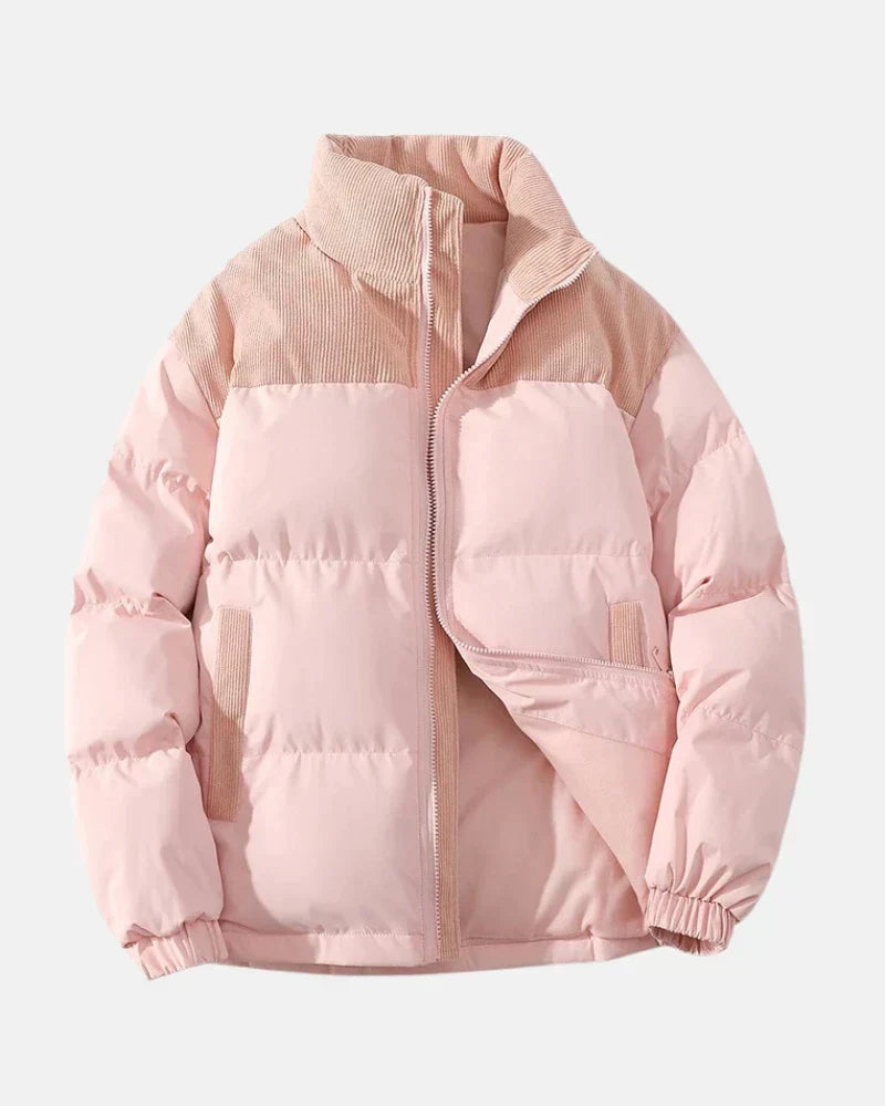 Ocean | Corduroy Quilted Puffer Jacket Zip