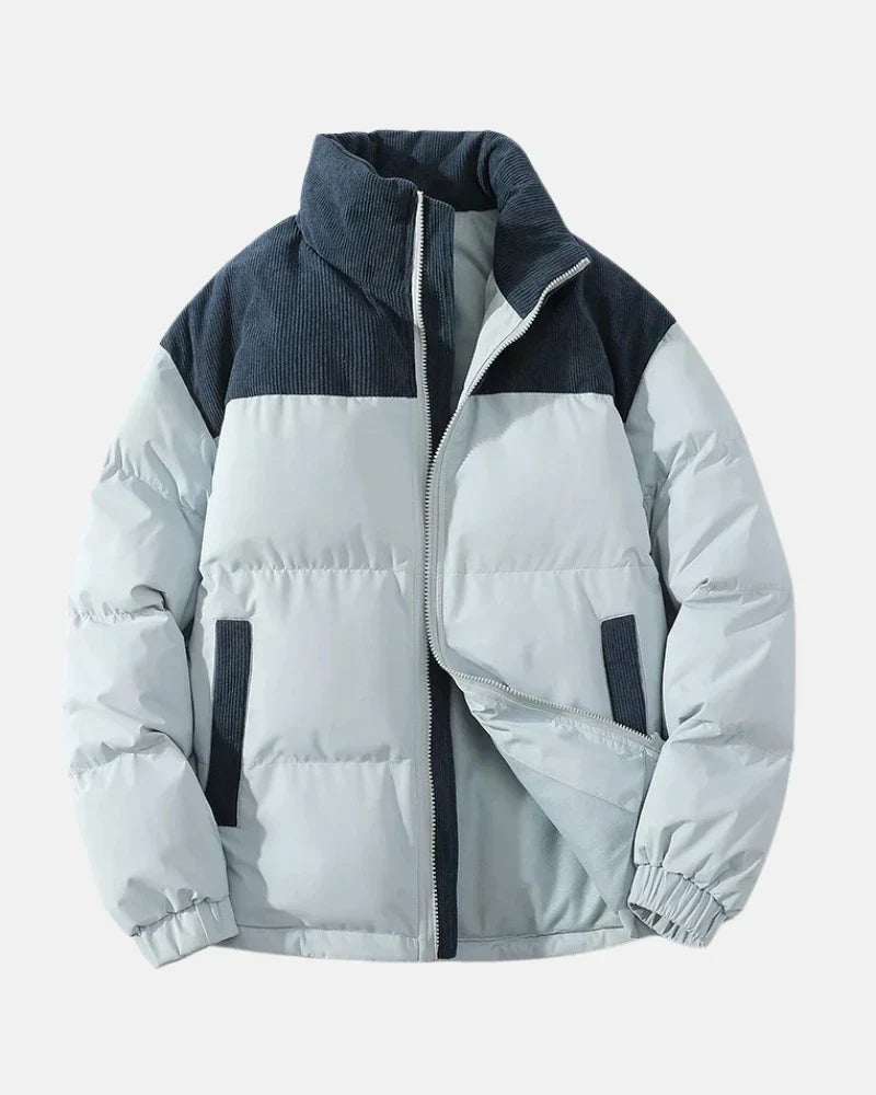 Ocean | Corduroy Quilted Puffer Jacket Zip