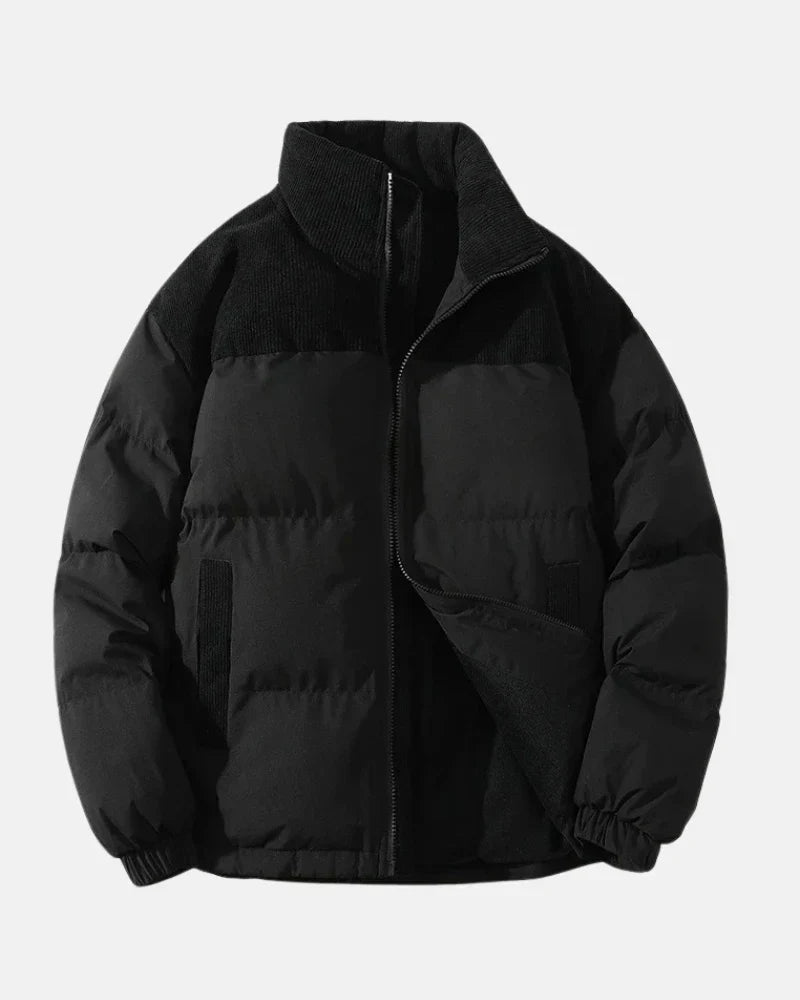 Ocean | Corduroy Quilted Puffer Jacket Zip