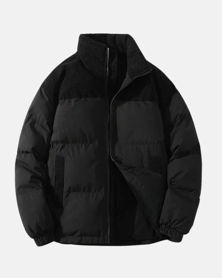 Ocean | Corduroy Quilted Puffer Jacket Zip