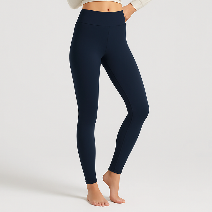 Womens high waist full length leggings, view 1