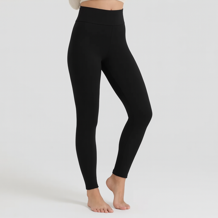 Womens high waist full length leggings, view 2