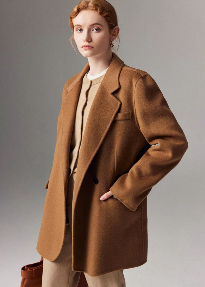 Ivy | Womens Wool Blend Blazer Coat