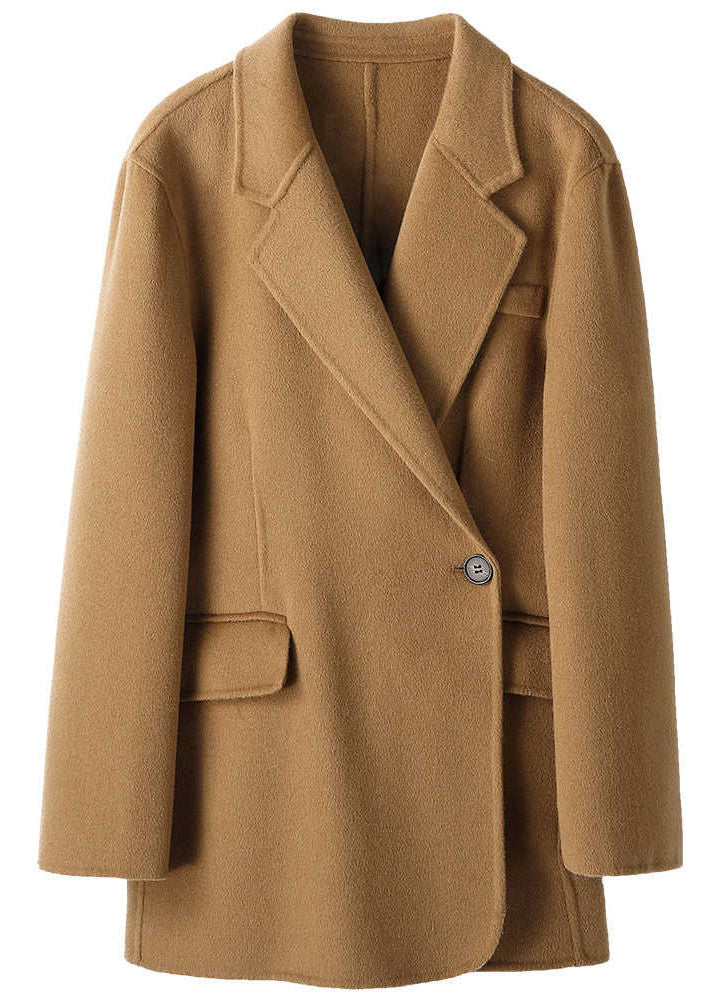 Ivy | Relaxed Wool Blend Blazer with Lapel Collar