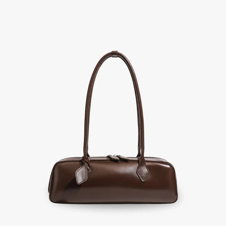 Leah womens faux leather shoulder bag