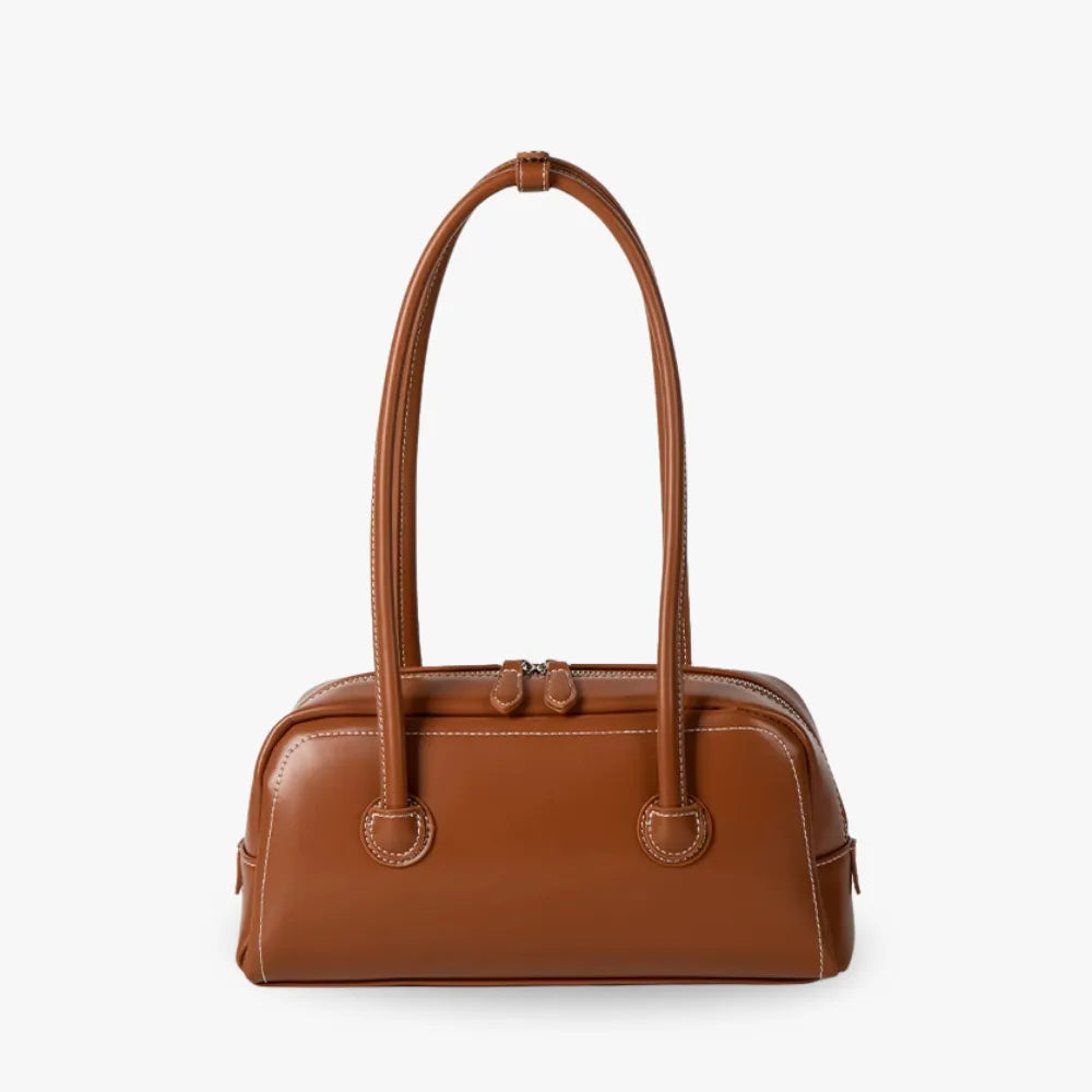 Ivy womens faux leather shoulder bag