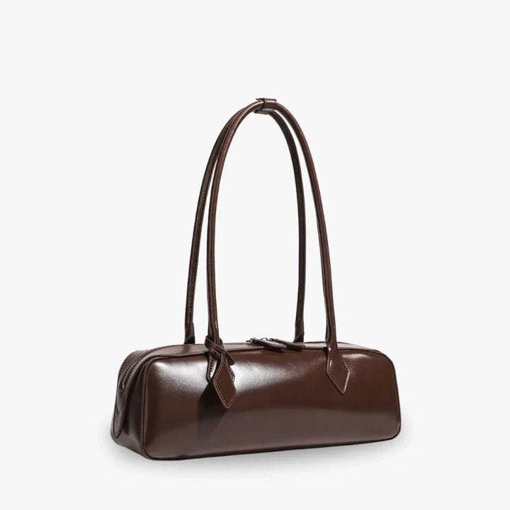 Leah womens faux leather shoulder bag