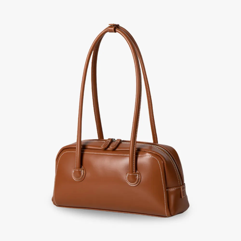 Ivy womens faux leather shoulder bag