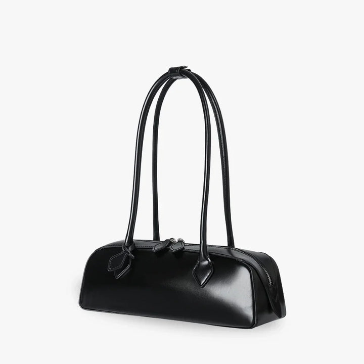 Leah | Leather Shoulder Bag with Zip