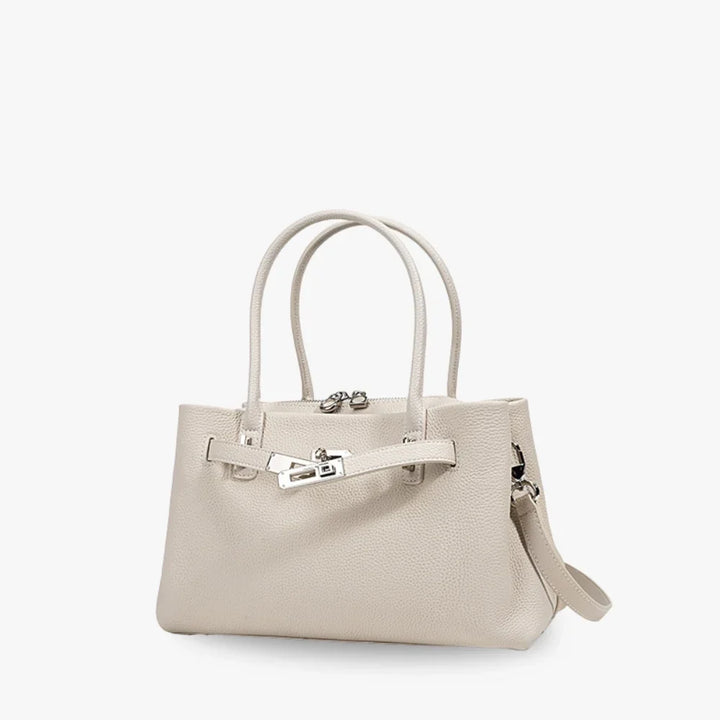 Mara womens faux leather top handle bag