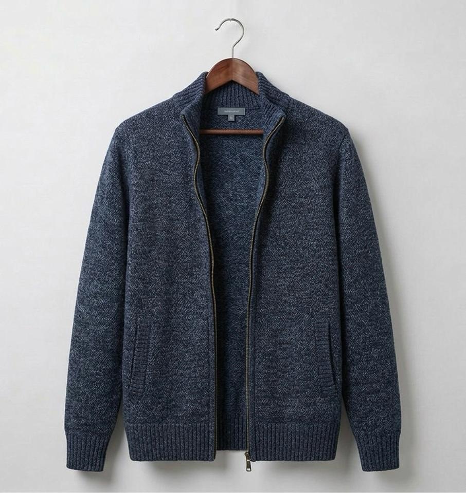 Earl | Mens Full-Zip Knit Cardigan